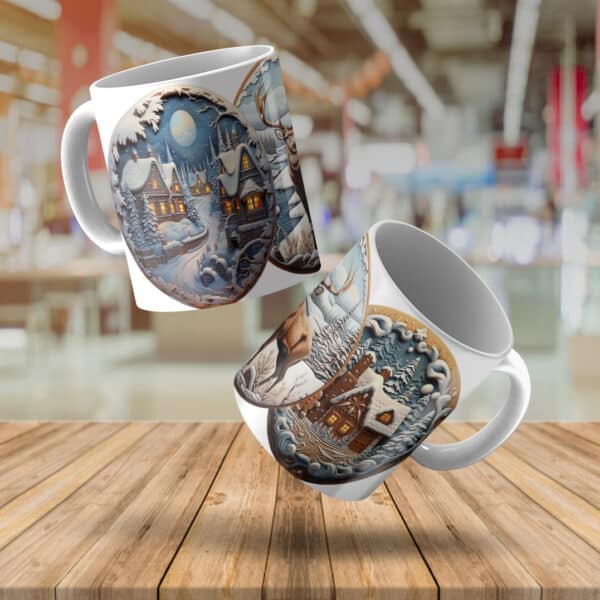 ESTAMPAS BOLINHAS DE NATAL CANECAS