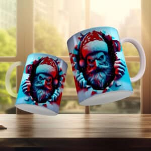 ESTAMPAS NOEL DE TERROR 3D CANECAS