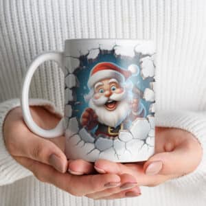 ESTAMPAS NOEL FELIZ CANECAS 3D