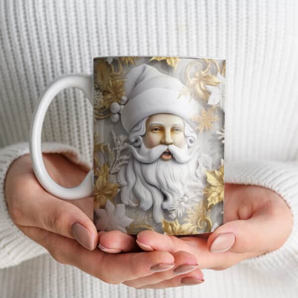 ESTAMPAS NOEL DE OURO 3D CANECAS - Image 2