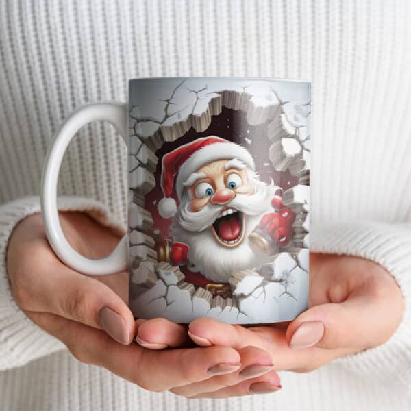 ESTAMPAS NOEL FELIZ CANECAS 3D - Image 2