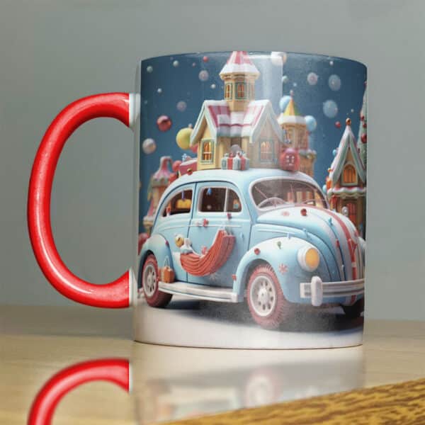 ESTAMPAS CARROS DE NATAL 3D CANECAS - Image 8