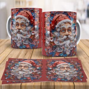 ESTAMPAS NOEL ENCANTO 3D CANECAS