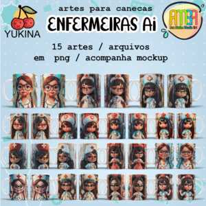 ESTAMPAS ENFERMEIRAS CANECAS Ai (Yukina)