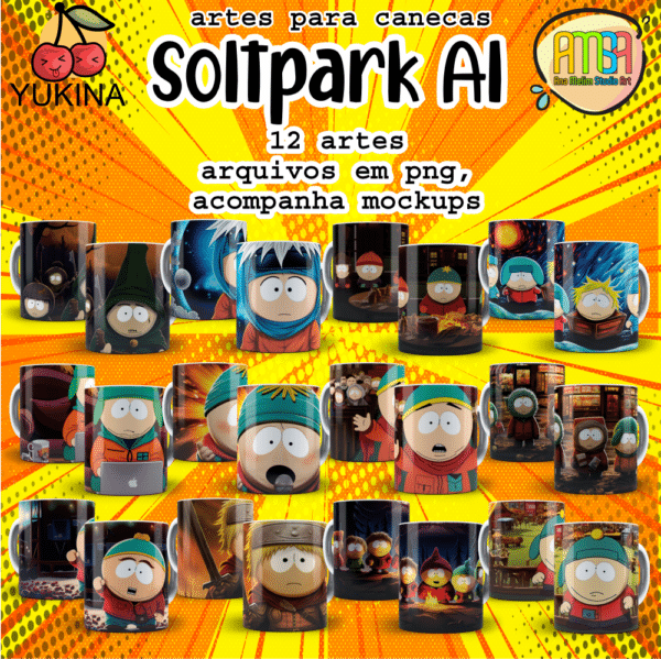 ESTAMPAS Soltpark Ai (Yukina) canecas