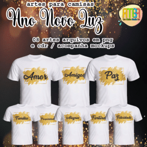 ESTAMPAS ANO NOVO LUZ CAMISAS