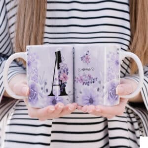 ESTAMPAS ALFABETO LILAS CANECAS