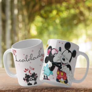 ESTAMPAS MICKEY E MINNIE CANECAS