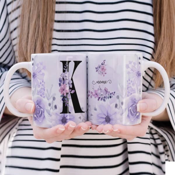 ESTAMPAS ALFABETO LILAS CANECAS - Image 3
