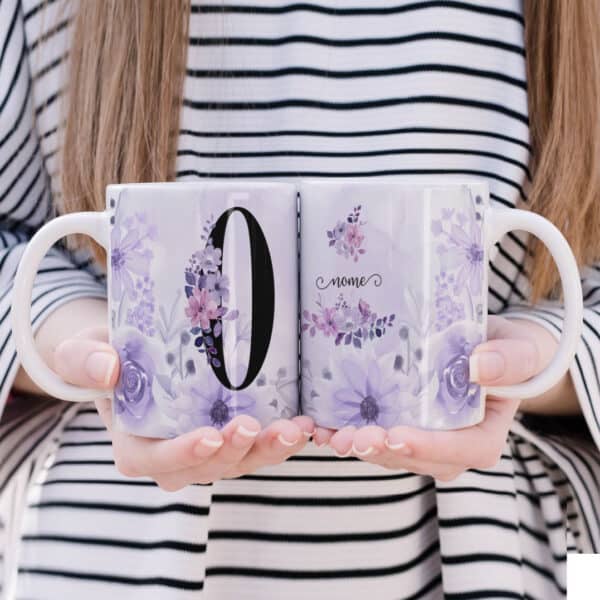 ESTAMPAS ALFABETO LILAS CANECAS - Image 7