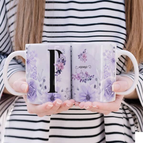 ESTAMPAS ALFABETO LILAS CANECAS - Image 8