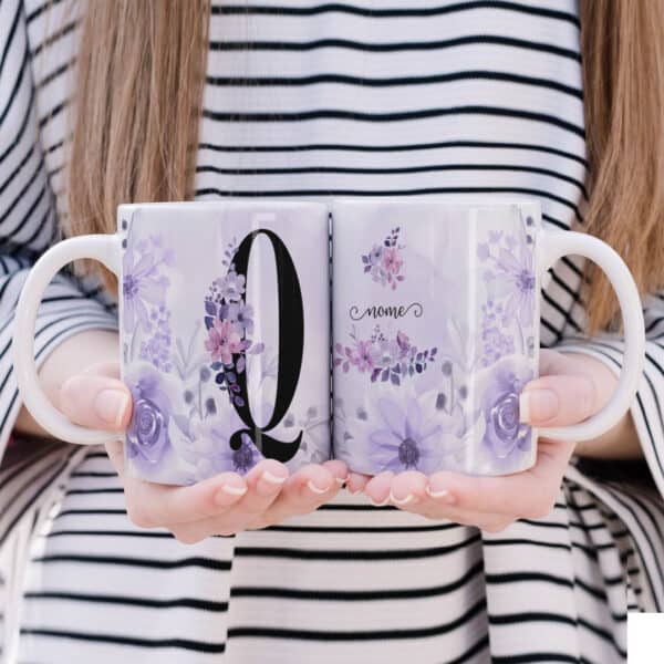 ESTAMPAS ALFABETO LILAS CANECAS - Image 9