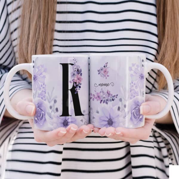 ESTAMPAS ALFABETO LILAS CANECAS - Image 10