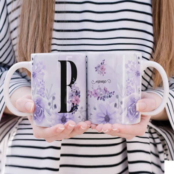 ESTAMPAS ALFABETO LILAS CANECAS - Image 12