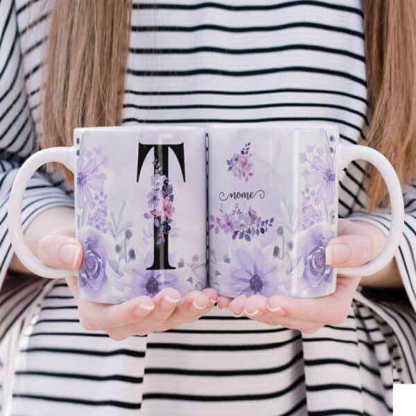 ESTAMPAS ALFABETO LILAS CANECAS - Image 13
