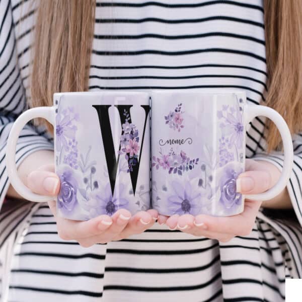 ESTAMPAS ALFABETO LILAS CANECAS - Image 15