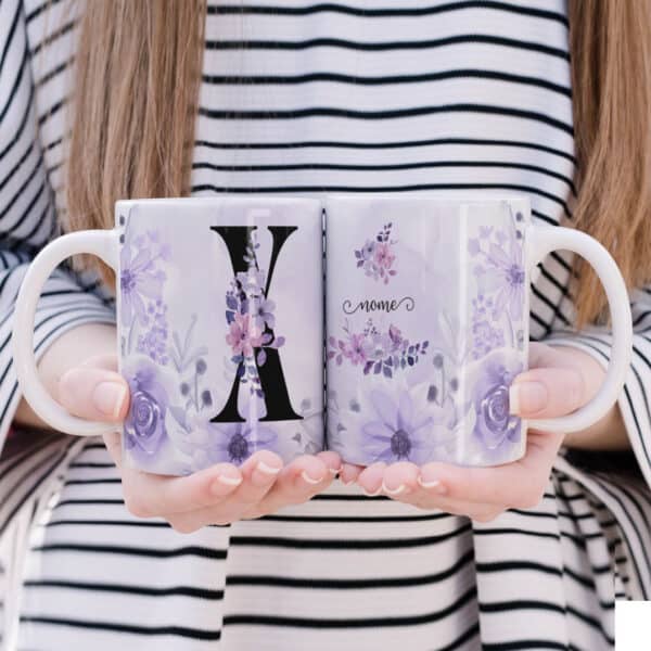 ESTAMPAS ALFABETO LILAS CANECAS - Image 16