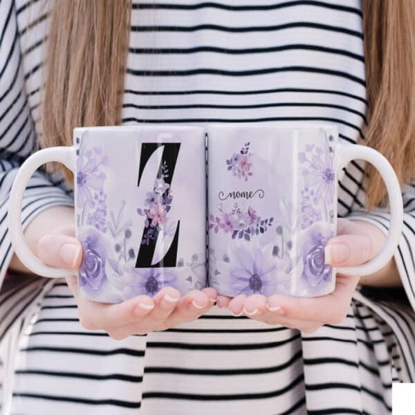 ESTAMPAS ALFABETO LILAS CANECAS - Image 18