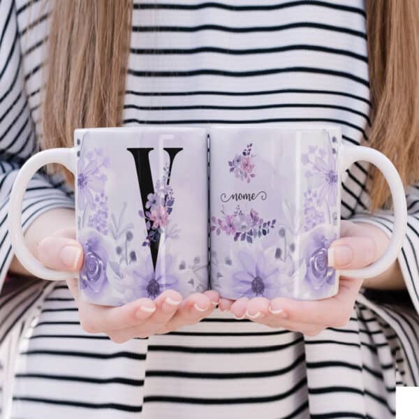 ESTAMPAS ALFABETO LILAS CANECAS - Image 19