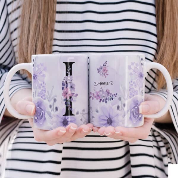 ESTAMPAS ALFABETO LILAS CANECAS - Image 26