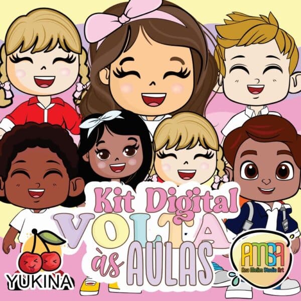 KIT DIGITAL VOLTA  AS AULAS 2024 MELIM & YUKINA