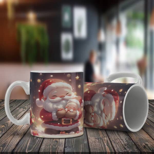 ESTAMPAS NOEL DE LUZ CANECAS