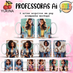 ESTAMPAS PROFESSORAS Ai (Yukina) canecas
