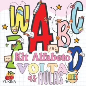 KIT DIGITAL ALFABETO VOLTA AS AULAS (Melim & Yukina)