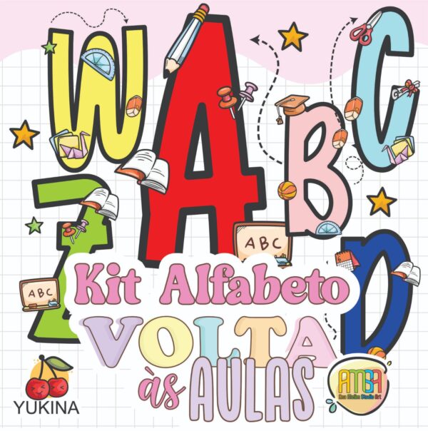 KIT DIGITAL ALFABETO VOLTA AS AULAS (Melim & Yukina)