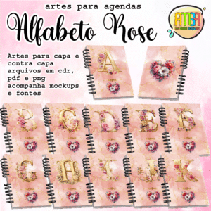 ESTAMPAS ALFABETO ROSE AGENDAS
