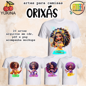 ESTAMPAS ORIXÁS CAMISAS (Yukina)