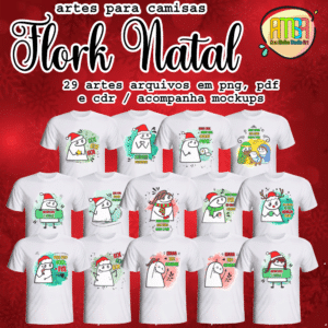 ESTAMPAS FLORK NATAL CAMISAS