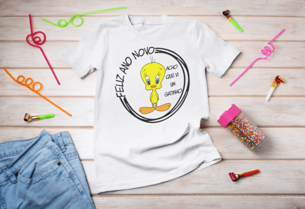 ESTAMPAS ANO NOVO PERSONAGENS CAMISA - Imagem 3