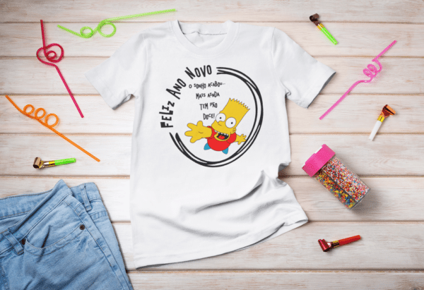 ESTAMPAS ANO NOVO PERSONAGENS CAMISA - Imagem 5