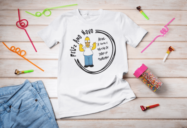 ESTAMPAS ANO NOVO PERSONAGENS CAMISA - Imagem 6