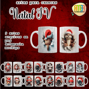 ESTAMPAS NATAL IV 3D CANECAS
