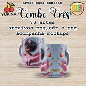 COMBO ERÊS CANECAS (YUKINA) orixás