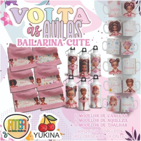 COMBO BAILARINA VOLTA AS AULAS Yukina