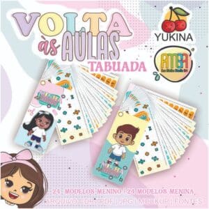 KIT DIGITAL TABUADA VOLTA AS AULAS 2024 (Yukina)
