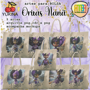 ESTAMPAS BOLSAS ORIXÁS NANÃ (YUKINA)
