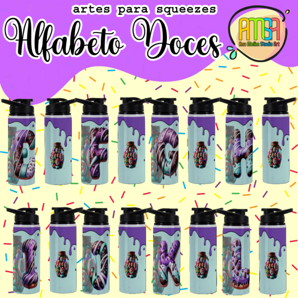 ESTAMPAS ALFABETO DOCE SQUEEZE - Image 2