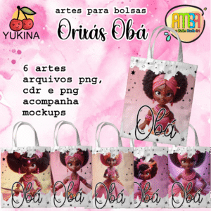 ESTAMPAS ORIXÁS BOLSAS OBÁ (YUKINA)