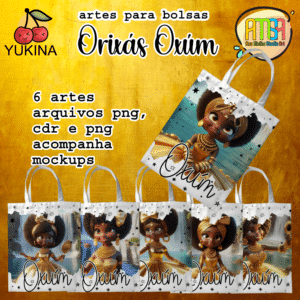 ESTAMPAS BOLSAS ORIXAS OXÚM (YUKINA)