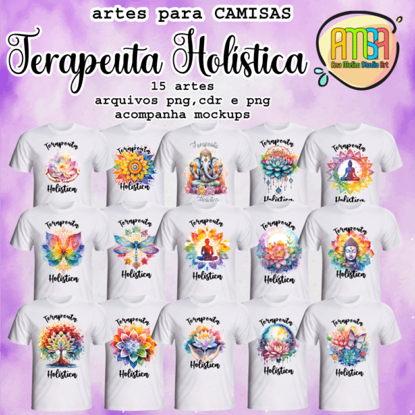 ESTAMPAS TERAPEUTA HOLÍSTICA CAMISAS