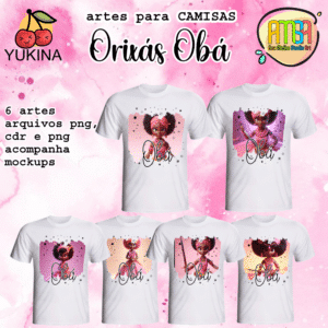 ESTAMPAS ORIXÁS CAMISAS (YUKINA)