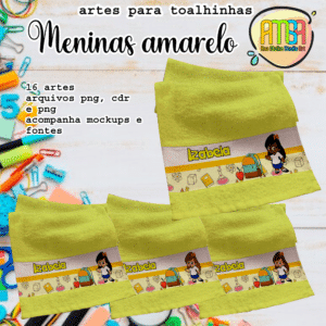 ESTAMPAS MENINAS AMARELHO TOLAHAS