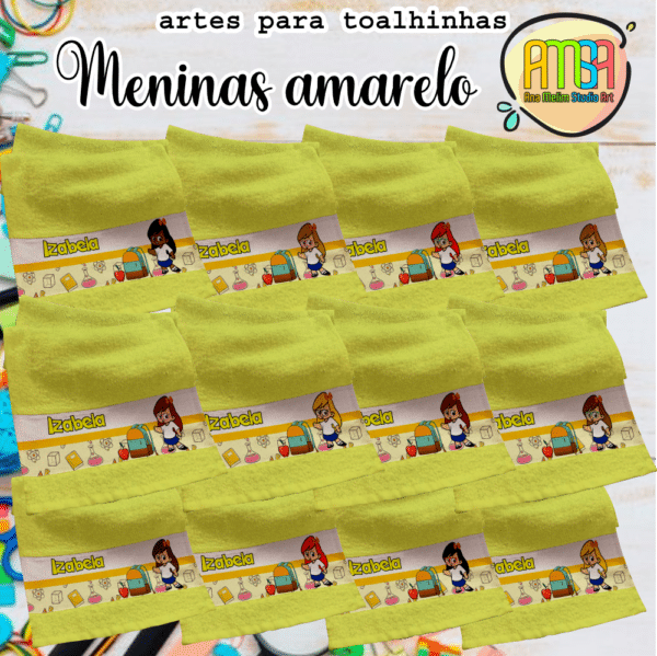 ESTAMPAS MENINAS AMARELHO TOLAHAS - Image 2