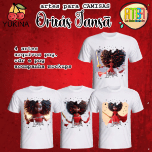 ESTAMPAS CAMISAS ORIXÁS IANSÃ (YUKINA)