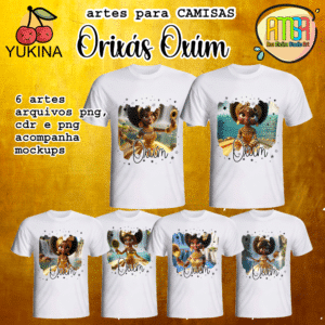 ESTAMPAS ORIXÁS OXÚM CAMISAS (YUKINA)