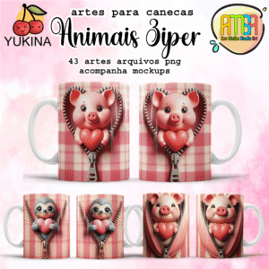 ESTAMPAS ANIMAIS ZIPER CANECAS Ai (Yukina)